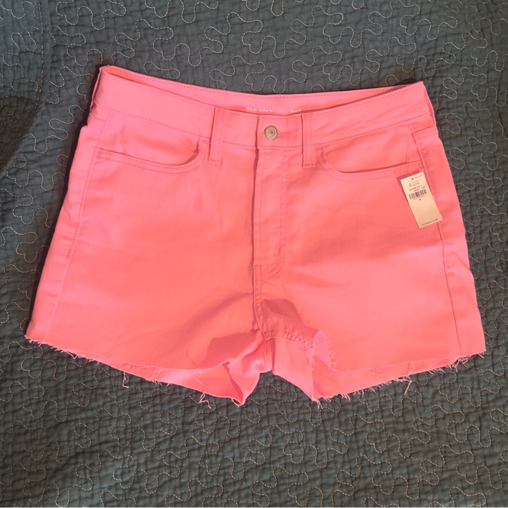 Old Navy Pink Women's Denim Shorts - Classic Cut